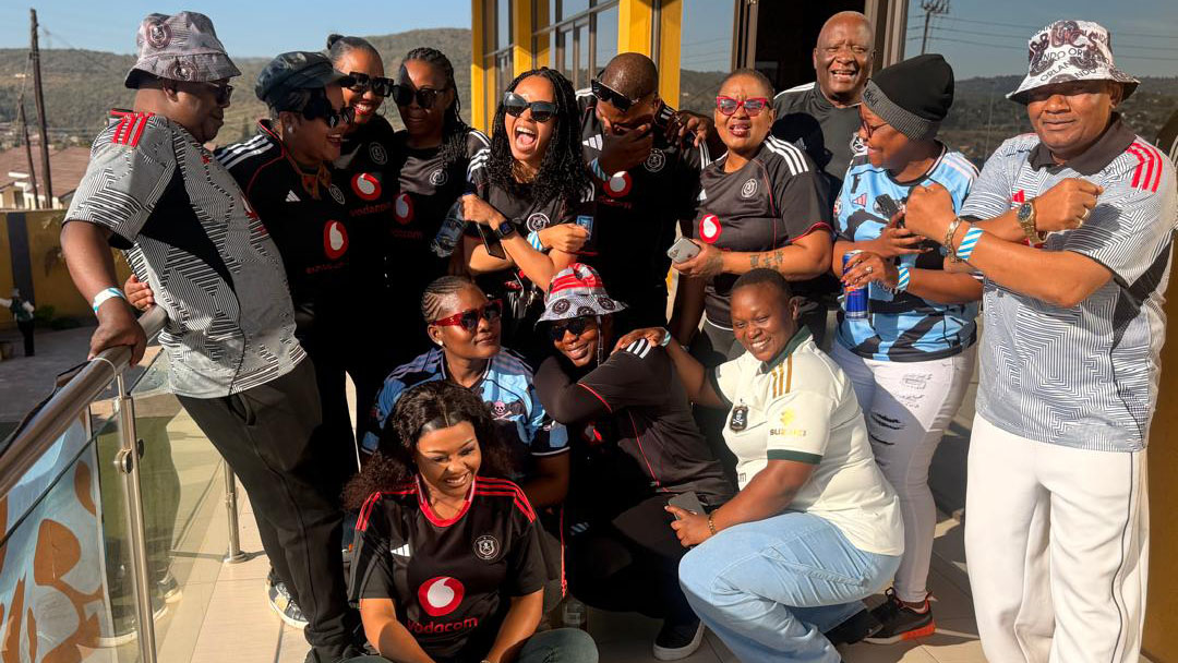 Orlando Pirates Eswatini supporters gathered for a vibrant celebration marking a historic treble-winning season.